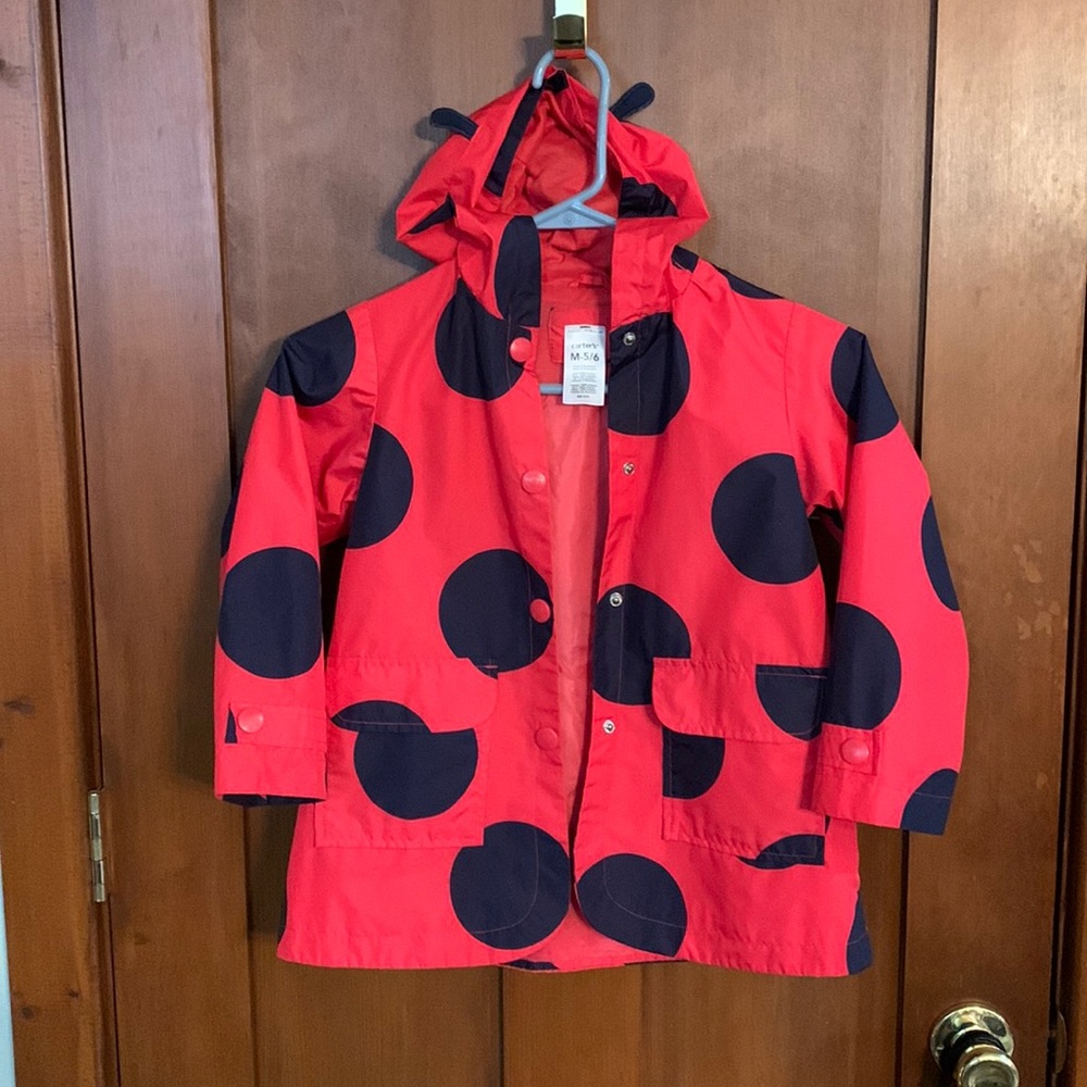 Girls raincoat, Carter’s size 5/6